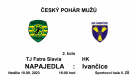 Český pohár muži 2. kolo